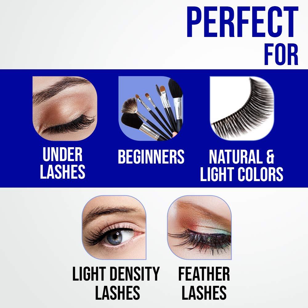 DUO Quick-Set Clear False Strip Lash Adhesive, Dries Invisible 0.18 oz x 2 Packs