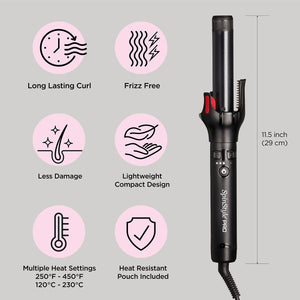 Salon Tech -  SpinStyle PRO Automatic Curling Iron, 1 Inch, Newly Upgraded, Ceramic Ionic Bi-Directional Spinning Barrel, 5 Temperature Settings 250-450°F, with Patented Curl Dial Technology