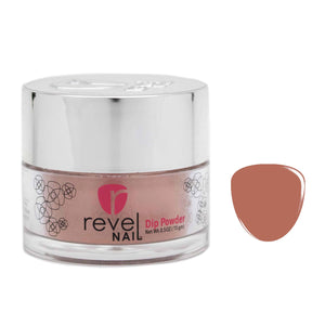 Revel Nail Dip Powder - Brown Nude - Wink 0.5oz