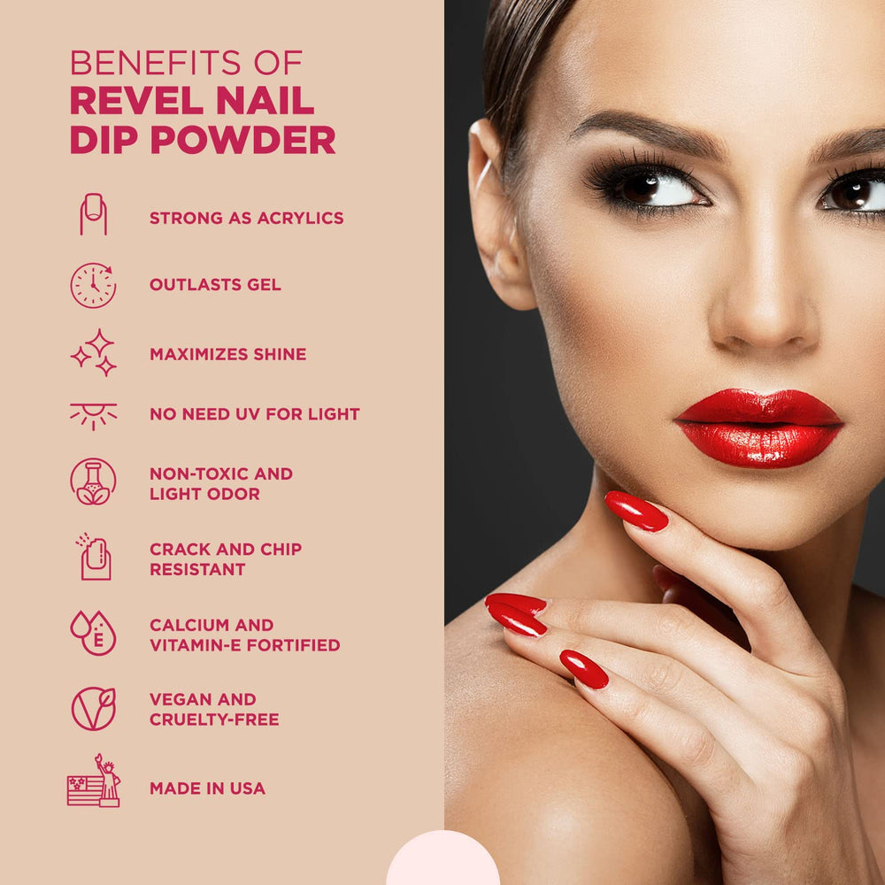 Revel Nail - Finish Gel -  Dip Powder Liquids Step 3