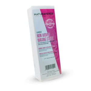 Natura Verde Pro Non Woven Waxing Strips 3"x9" 100 ct.