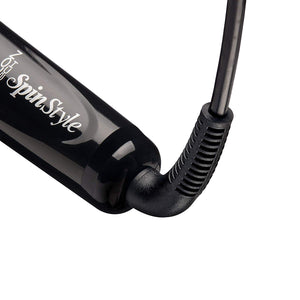 SalonTech Spinstyle PRO Automatic Rotating Curling Iron 1.25 inch - Ceramic Ionic Bi-Directional Spinning Barrel Heats Up to 450F in 60 Seconds - Style Ringlets, Beach Waves, Loose Curls In Hair