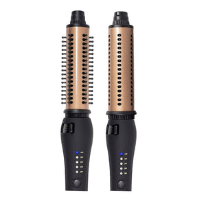Level Pro3.0 Convertible FX Ceramic Heated Hair Styling Brush, Retractable Bristles Hair Straightening Brush with 5 Heat Levels, for Styling Curling Detangling and Volumizing