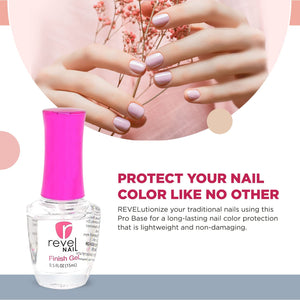 Revel Nail - Finish Gel -  Dip Powder Liquids Step 3