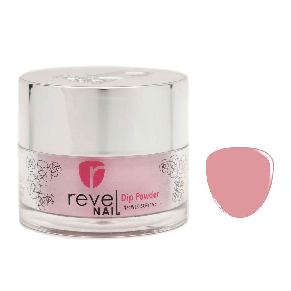 Revel Nail Dip Powder - Nude Pink - Queen 0.5oz