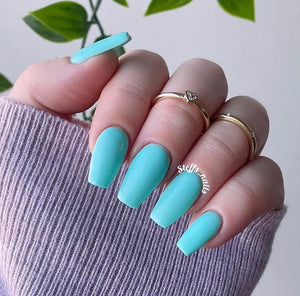 Revel Nail Dip Powder - Blue Powder - Tiff 0.5oz