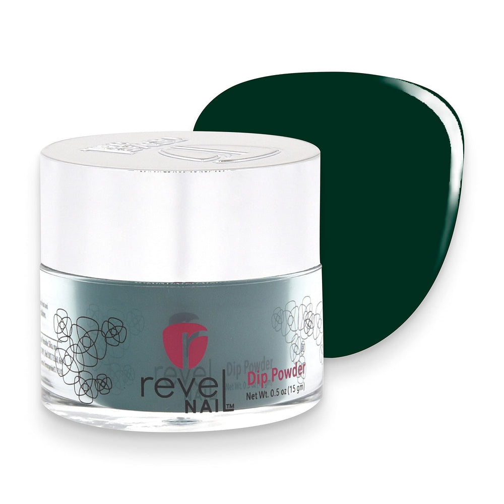 Revel Nail Dip Powder - Green - Pine 0.5oz