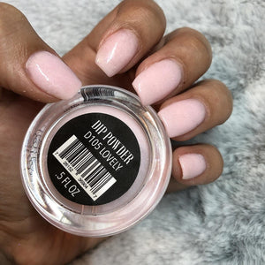 Revel Nail Dip Powder - Glitter Pink - Lovely 0.5oz