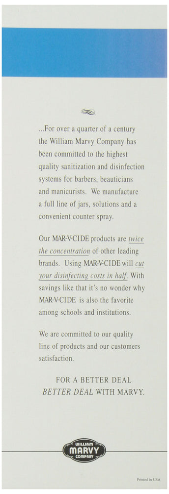 William Marvy No.7 Unbreakable Disinfectant Jar, 40 Ounce
