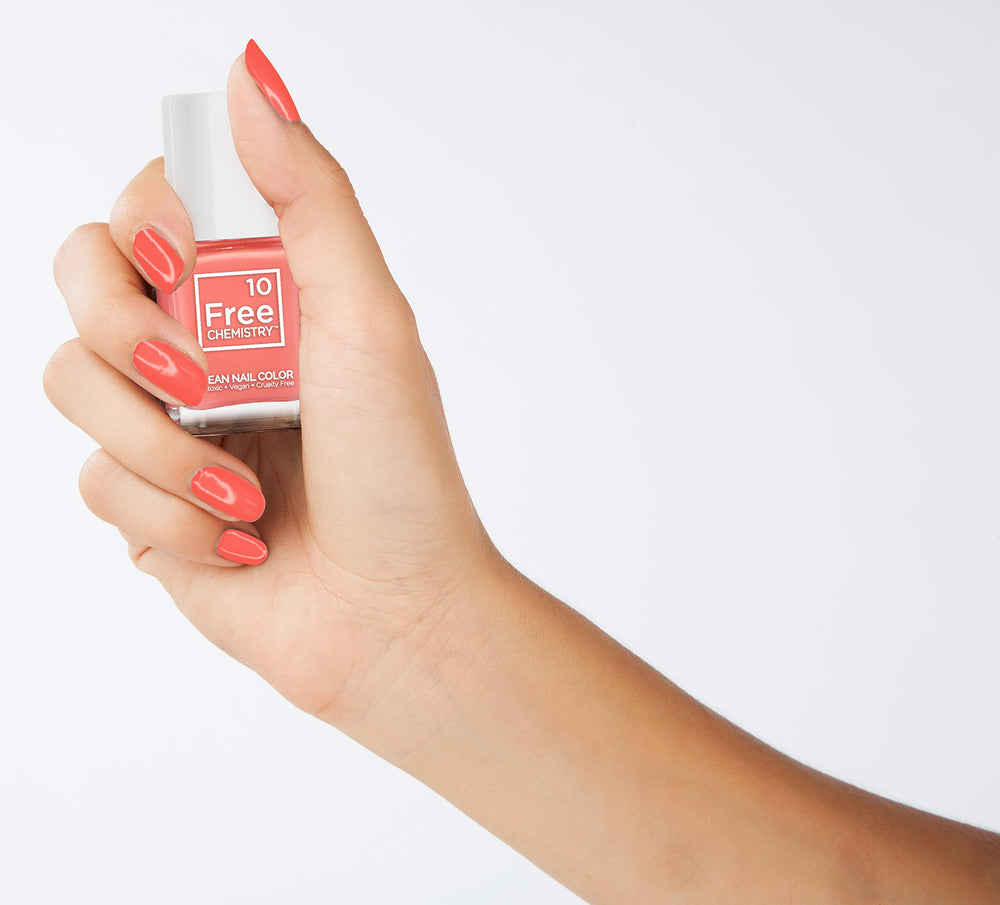 Toxic Free Nail Polish by 10+ Free Life - Coral Floral