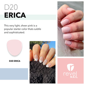 Revel Nail Dip Powder - Pink - Erica 0.5oz