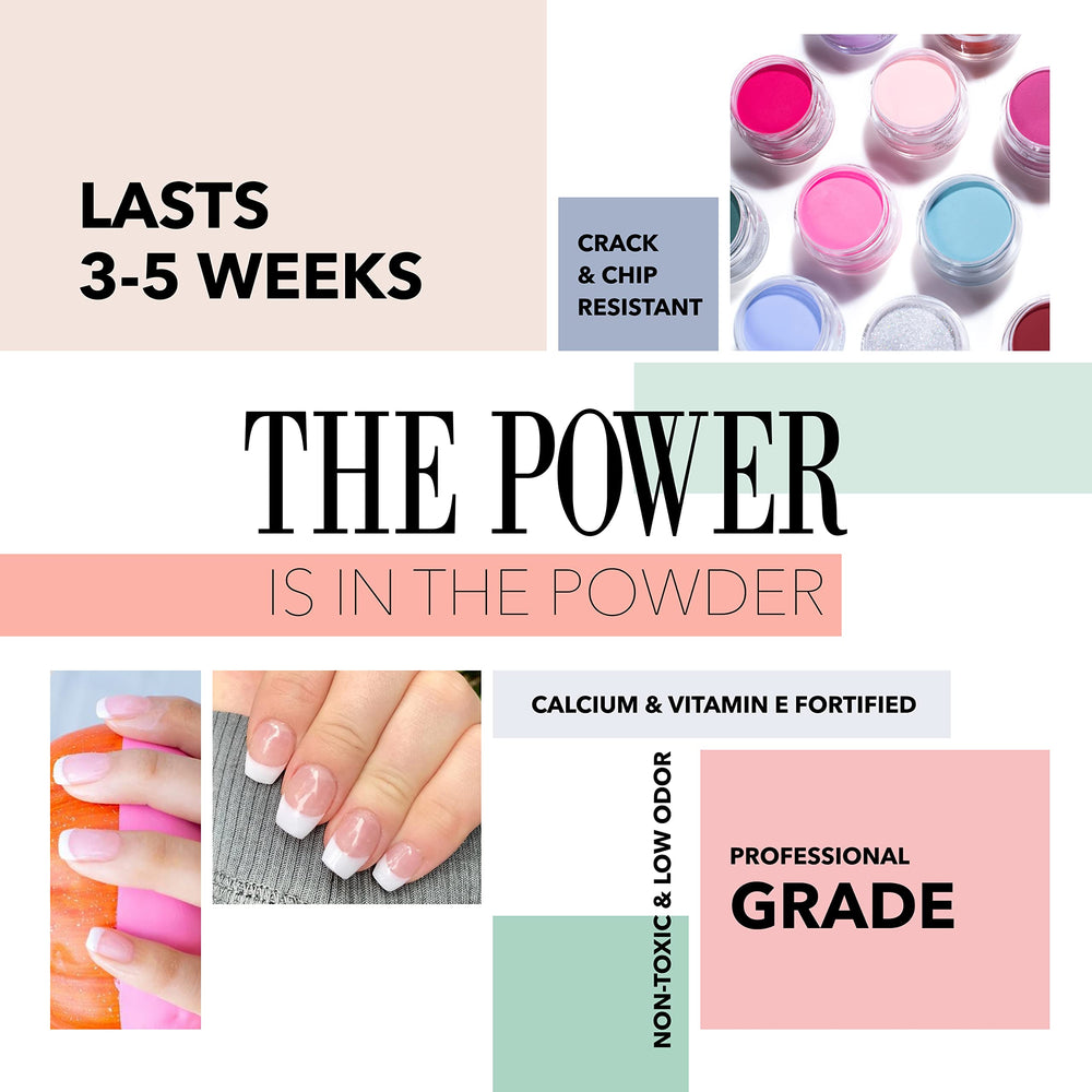 Revel Nail Starter Dip Powder Kit - 4 steps - Fabulous In French