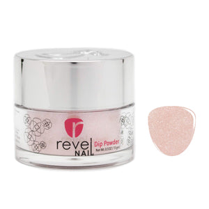 Revel Nail Dip Powder - Glitter Pink - Lovely 0.5oz