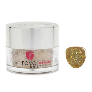 Revel Nail Dip Powder - Glitz Shade 0.5oz