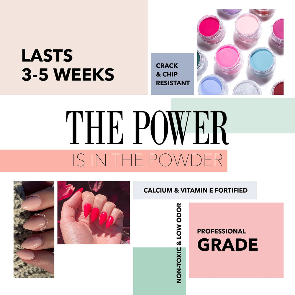 Revel Nail Starter Dip Powder Kit - 4 steps - Pretty In Pink