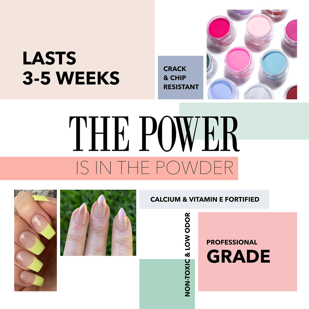Revel Nail Dip Powder - Clear - Vivien 0.5oz