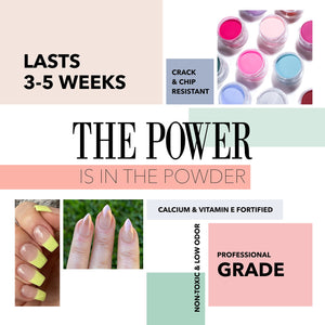 Revel Nail Dip Powder - Clear - Vivien 0.5oz