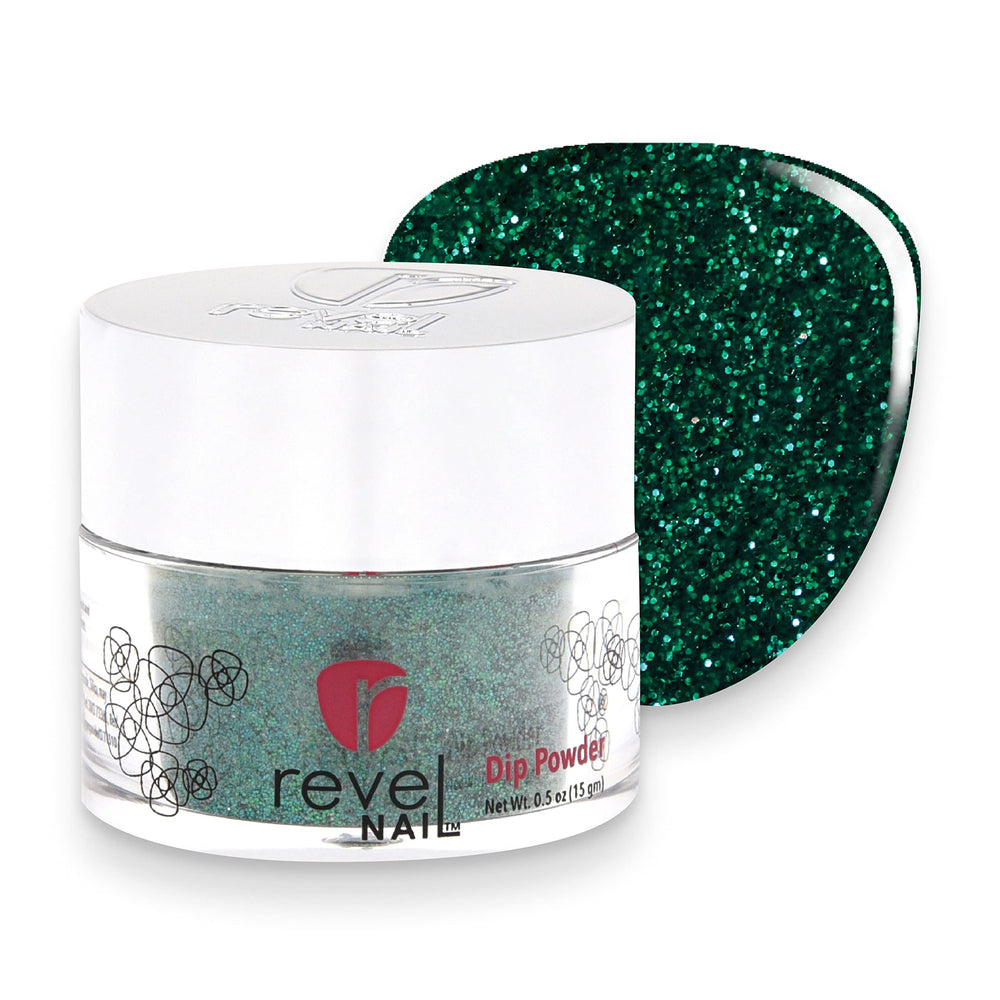 Revel Nail Dip Powder - Green - Hyper 0.5oz