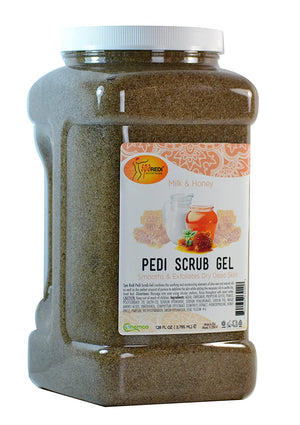 SPA REDI MILK & HONEY PEDI SCRUB GEL GALLON