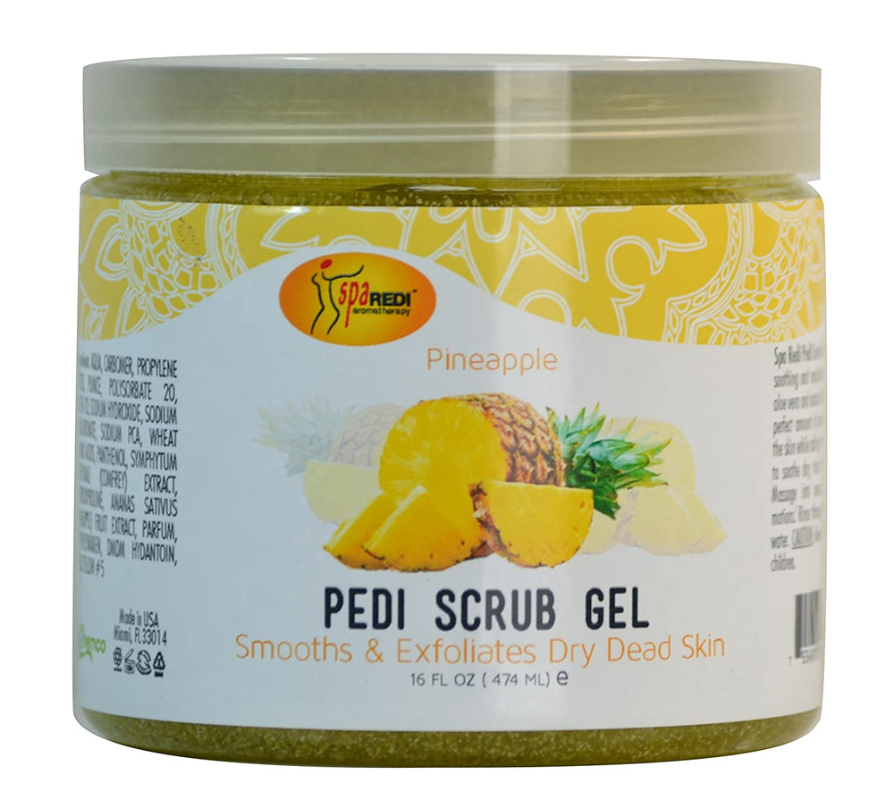 SPA REDI PINEAPPLE PEDI SCRUB GEL 16
