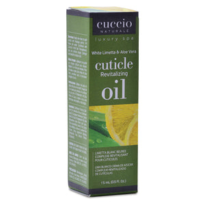 Cuccio Naturale Revitalizing Cuticle Oil -  White Limetta And Aloe Vera - 0.5 Oz