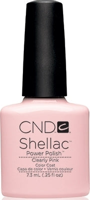 CND SHELLAC CLEARLY PINK .25OZ