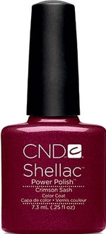 CND SHELLAC CRIMSON SASH