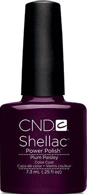 
                
                    Load image into Gallery viewer, CND SHELLAC PLUM PAISLEY
                
            