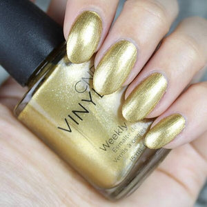 CND VINYLUX BRASS BUTTON 229