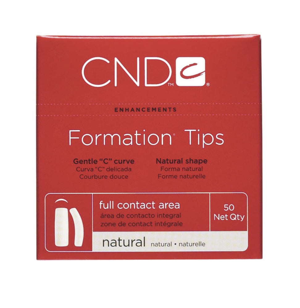 CND FORMATION TIPS- NATURAL 50CT #1