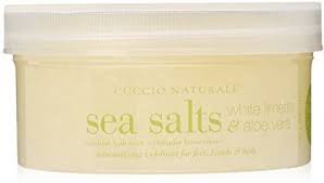 CUCCIO WHITE LIMETTA & ALOE SEA SALT SCRUB 19.5OZ
