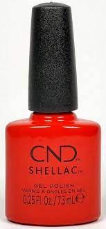 CND SHELLAC #385 SOFT FLAME  .25oz