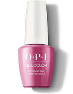 OPI GEL COLOR NO TURNING BACK FROM PINK STREET L19
