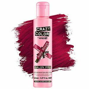 CO-01874 CRAZY COLOR SEMI-PERMANENT HAIR COLOR CREAM - 66  (Ruby Rouge)