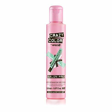 Crazy Color Semi Permanent Hair Color Cream, 150ML (Peppermint)