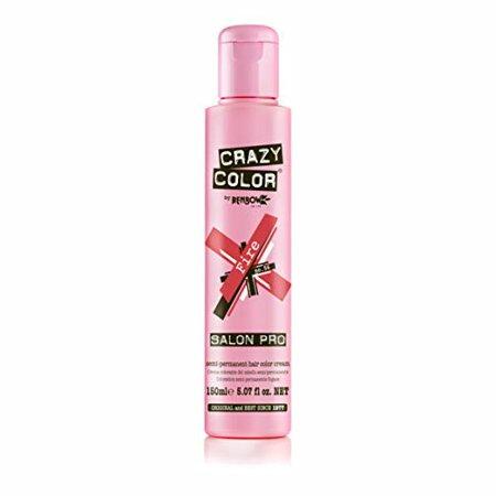 Crazy Color Semi Permanent Hair Color Cream, 150ML (Fire)