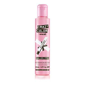 Crazy Color Semi Permanent Hair Color Cream, 150ML (Silver)