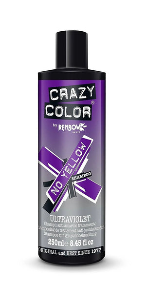 Crazy Color by Renbow Semi Permanent Hair Color Cream Dye 250ml Anti yellow Shampoo